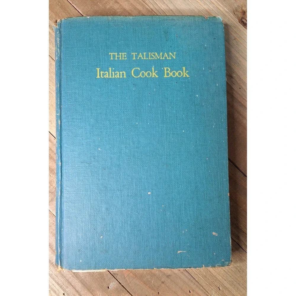 1950 The Talisman Italian Cook Book Ada Boni Ronzoni Special Edition Hardcover